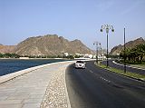 Muscat 02 Muscat 12 Corniche Near Kalbuh Bay Park Here is the corniche between Muscat and Mutrah, with Kalbuh Bay Park on the left.